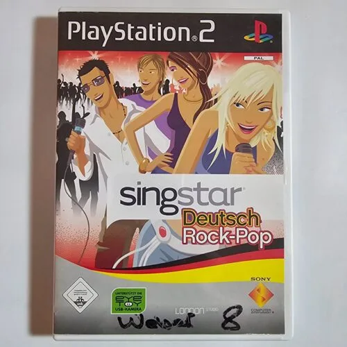 SingStar Deutsch Rock Pop Sony PlayStation 2