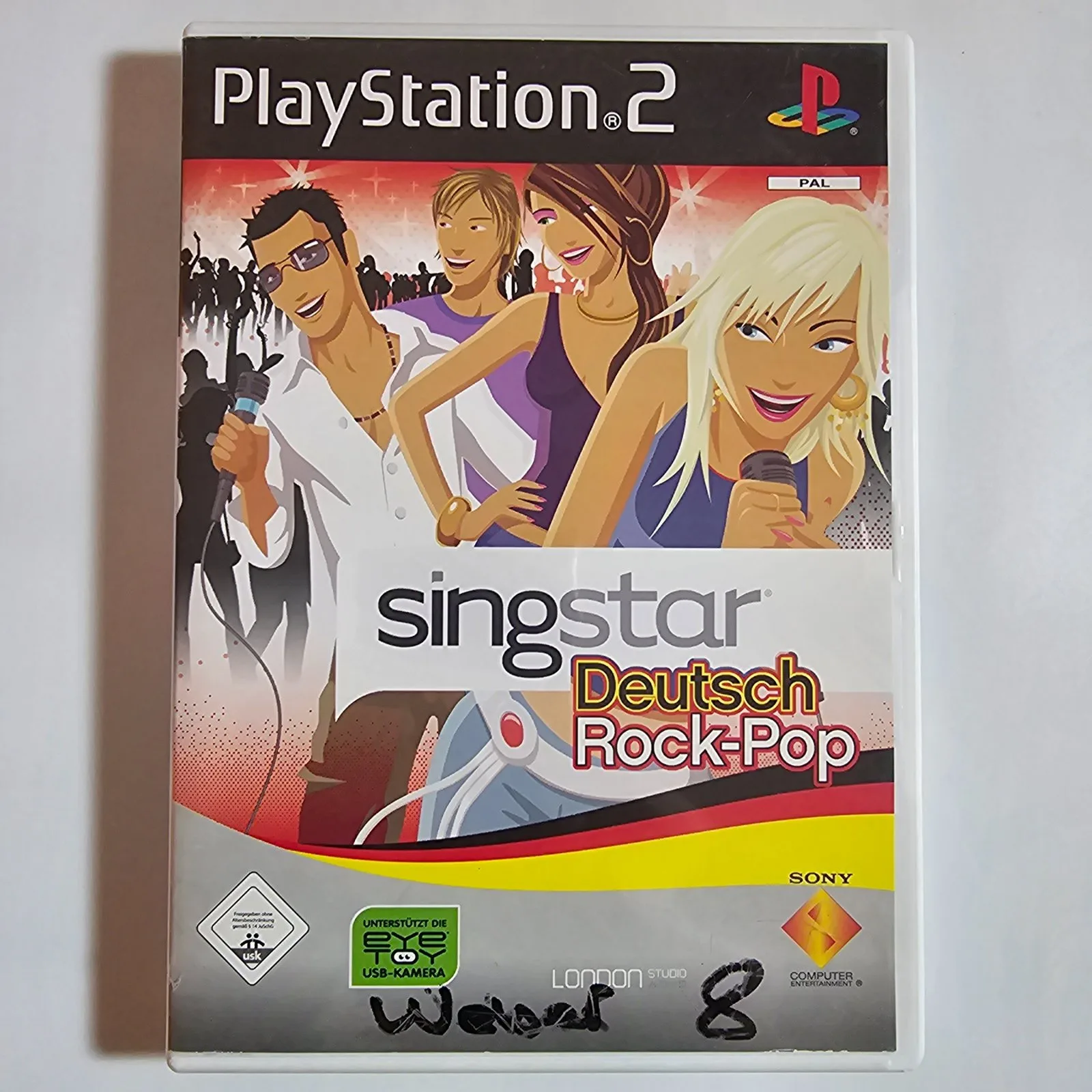 SingStar Deutsch Rock Pop Sony PlayStation 2