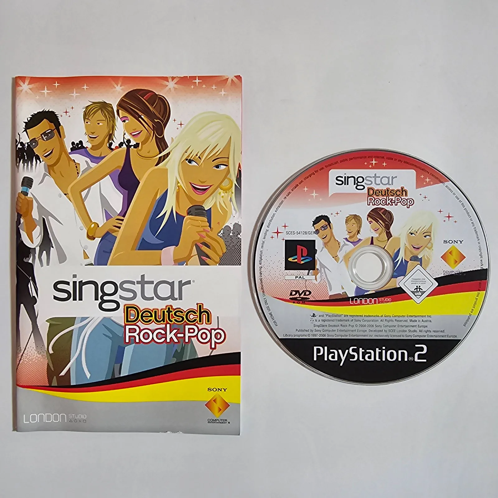 SingStar Deutsch Rock Pop Sony PlayStation 2, Ansicht 3