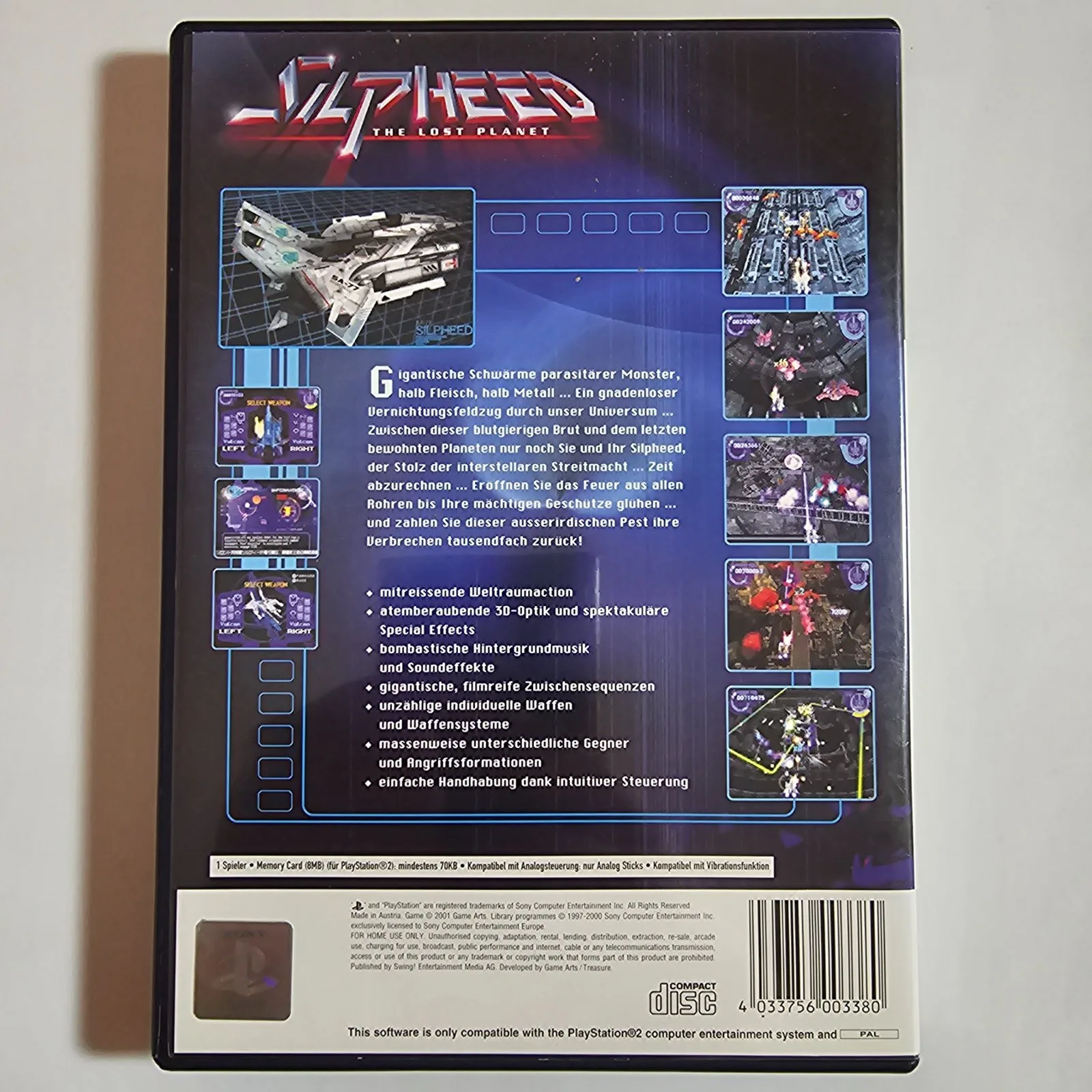 Silpheed The Lost Planet PlayStation 2, Ansicht 2