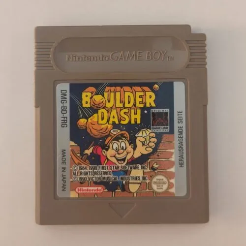 Booulder Dash Nintendo Game Boy