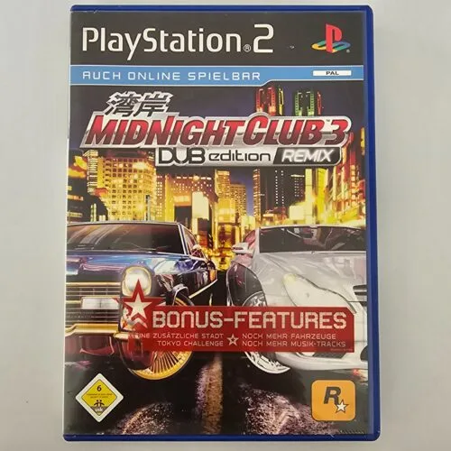 Midnight Club 3 DUB Edition Remix PlayStation 2