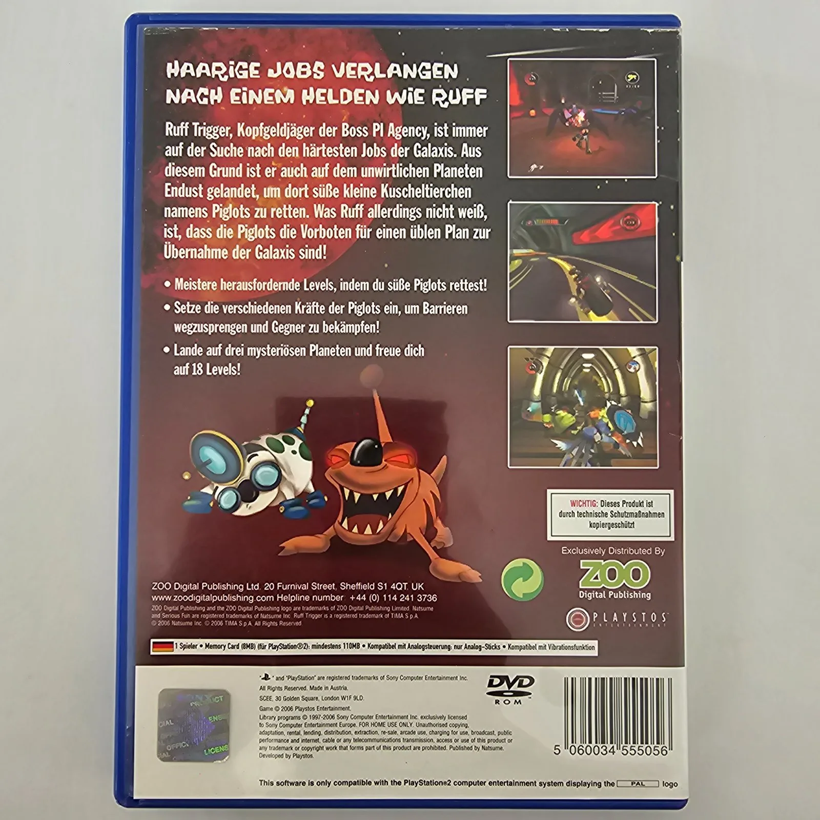 Ruff Trigger The Vanocore Conspiracy PlayStation 2, Ansicht 2