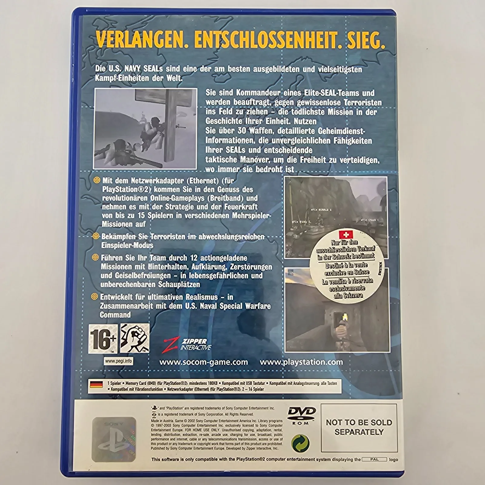 SOCOM U.S. Navy Seals Sony PlayStation 2, Ansicht 2