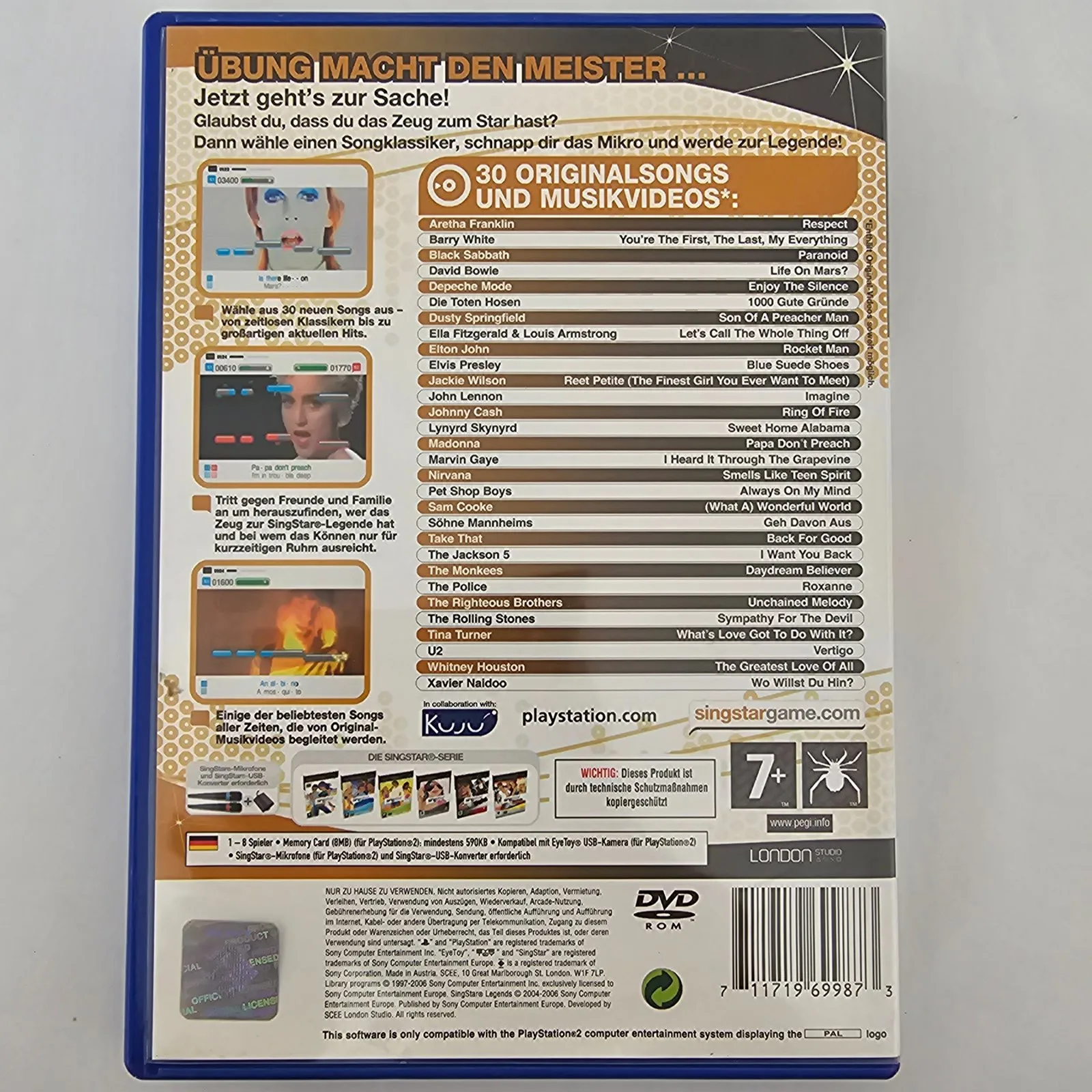 SingStar Legends PlayStation 2, Ansicht 2