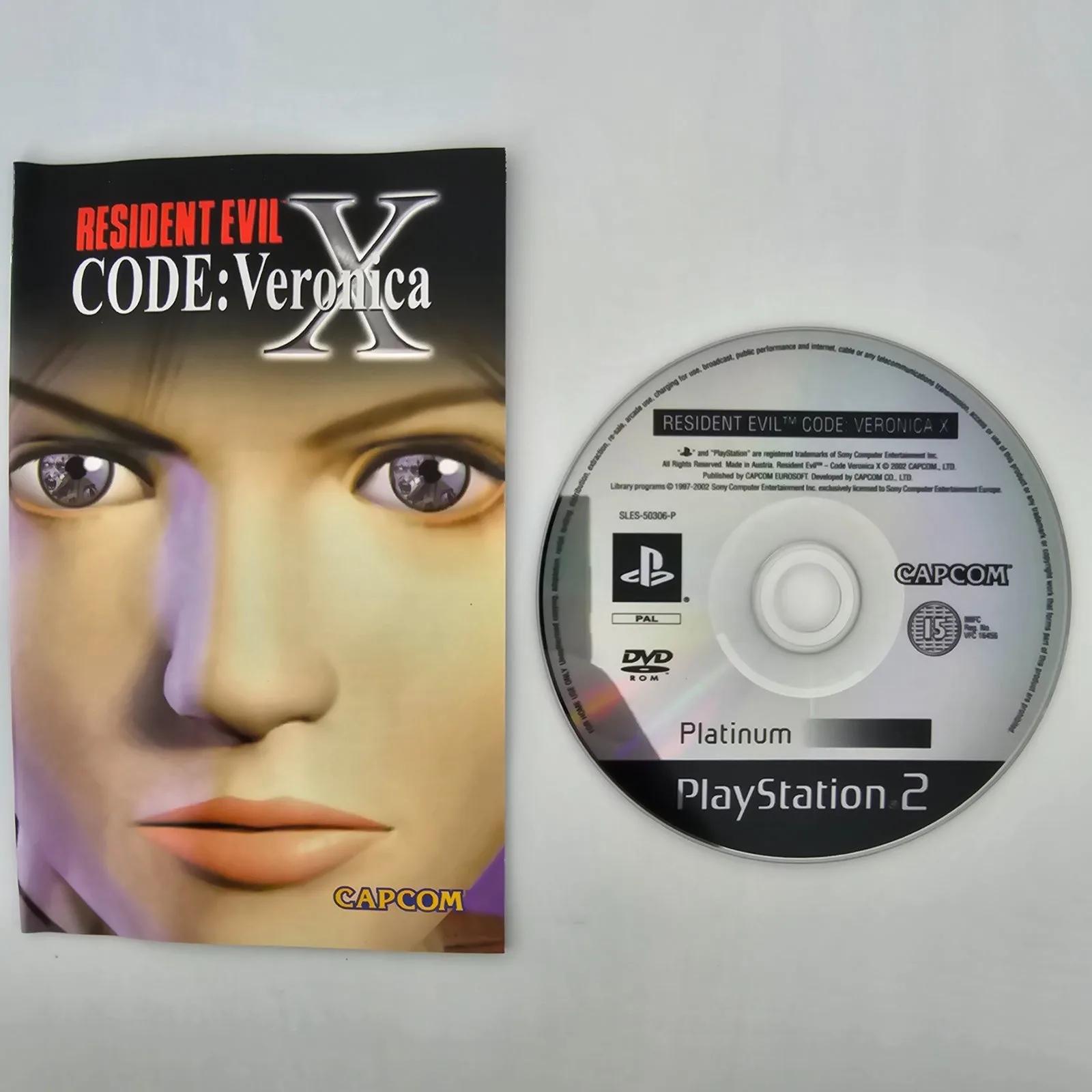 Resident Evil Code Veronica X Platinum PlayStation 2, Ansicht 3