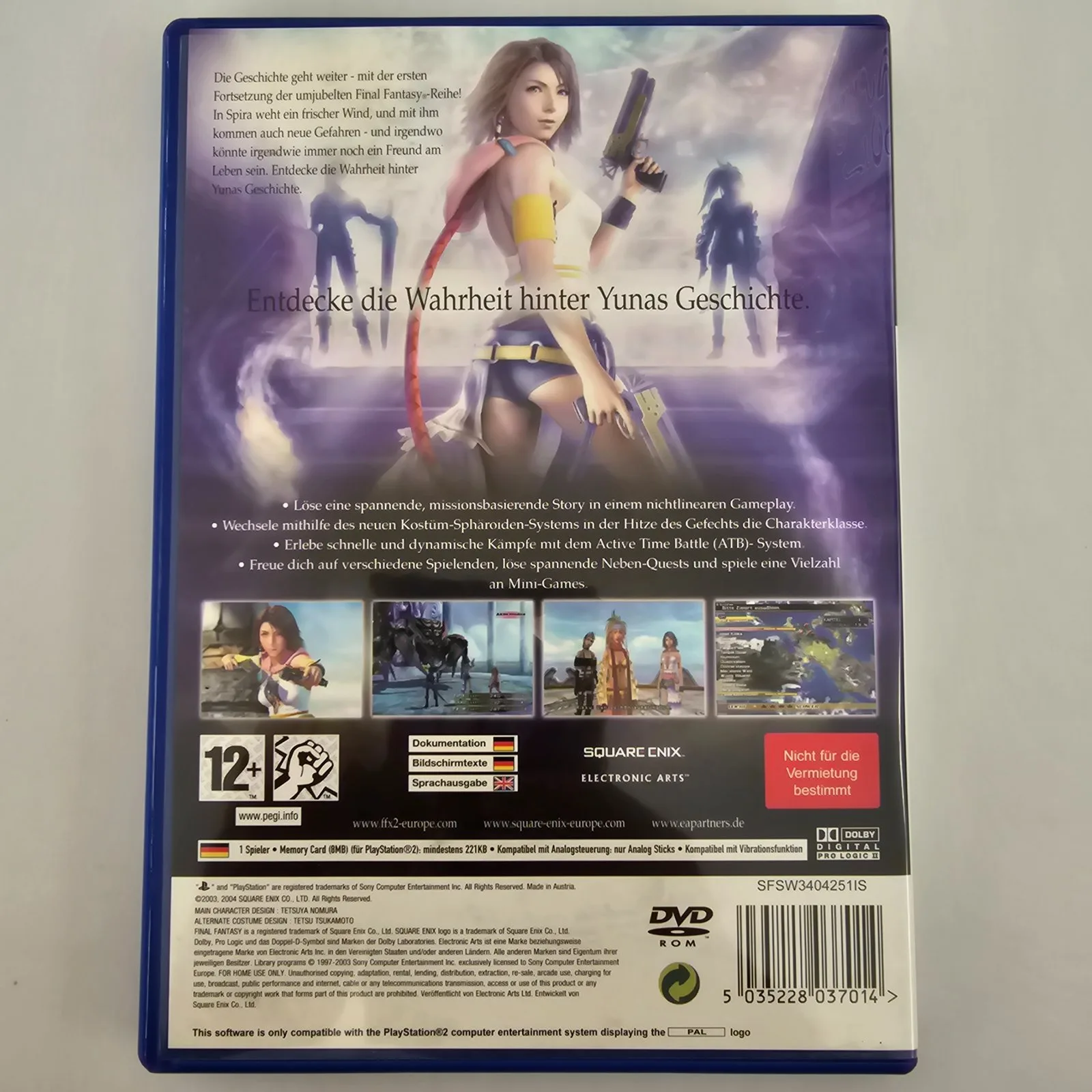 Final Fantasy X-2 PlayStation 2, Ansicht 2
