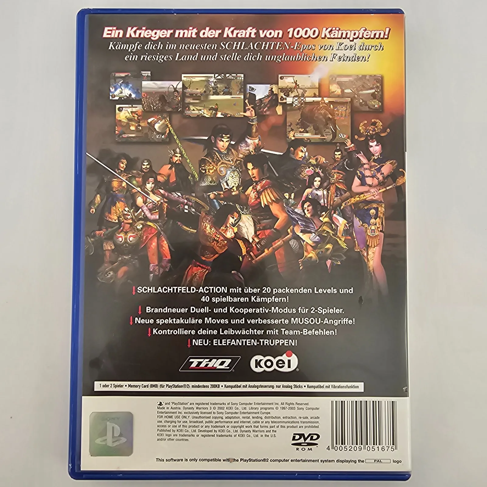 Dynasty Warriors 3 PlayStation 2, Ansicht 2