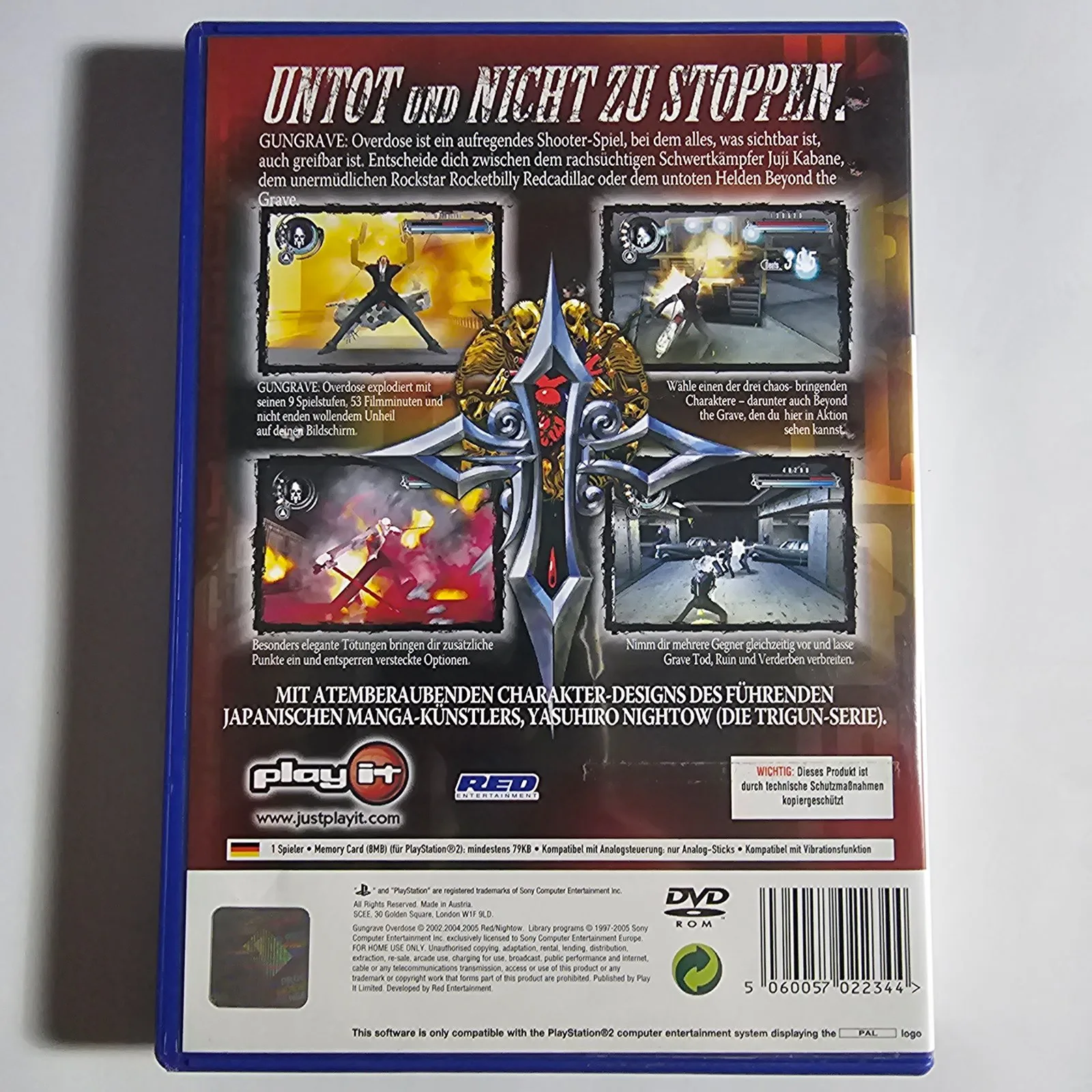 Gungrave Overdose PlayStation 2, Ansicht 2