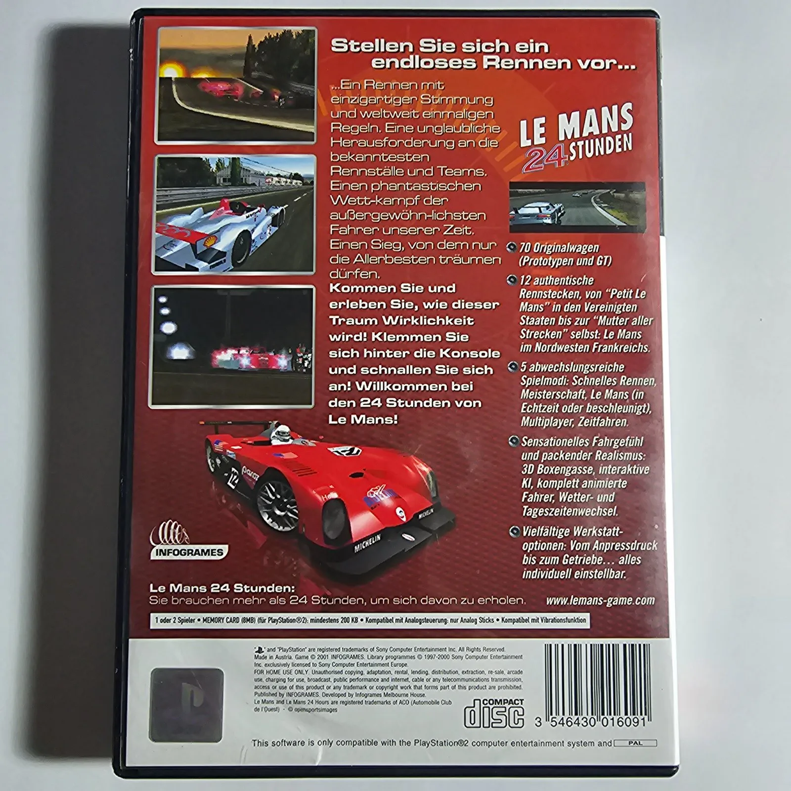 Le Mans 24 Stunden PlayStation 2, Ansicht 2