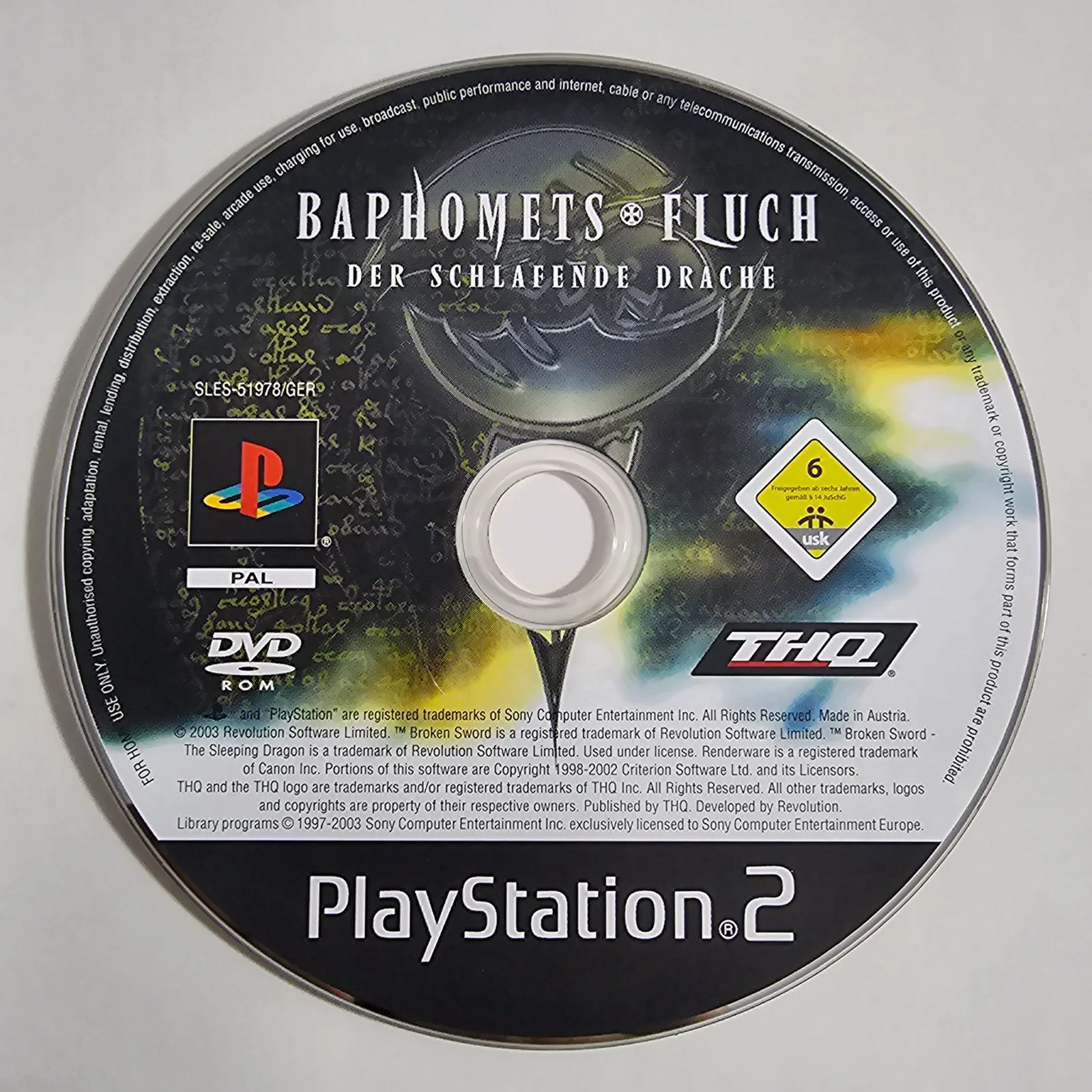 Baphomets Fluch Der schlafende Drache PlayStation 2, Ansicht 3