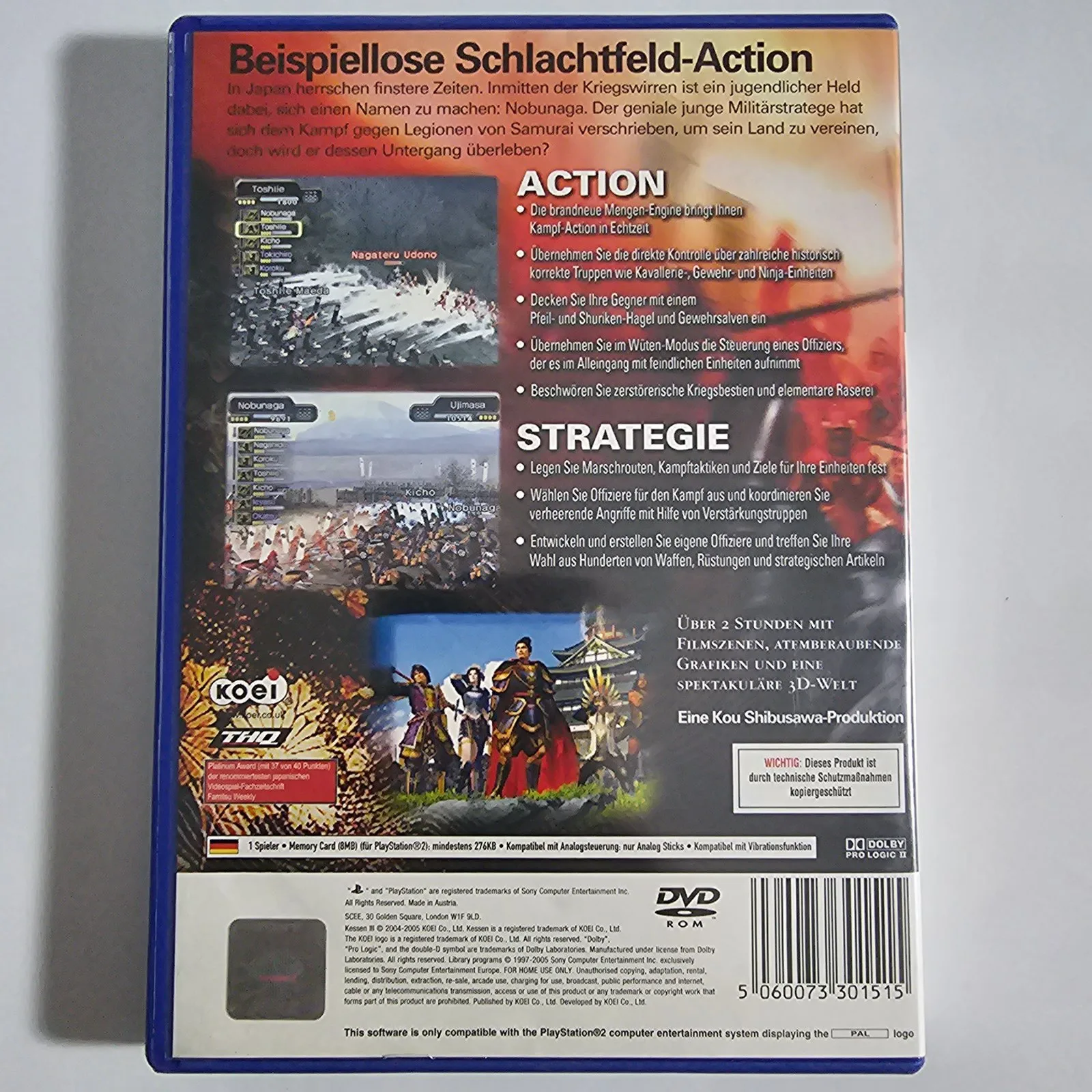 Kessen III PlayStation 2, Ansicht 2