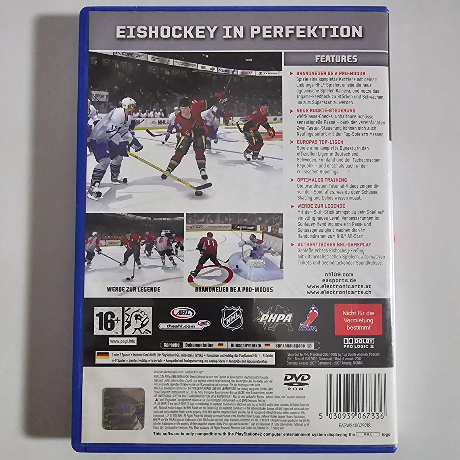 NHL 09 PlayStation 2, Ansicht 2
