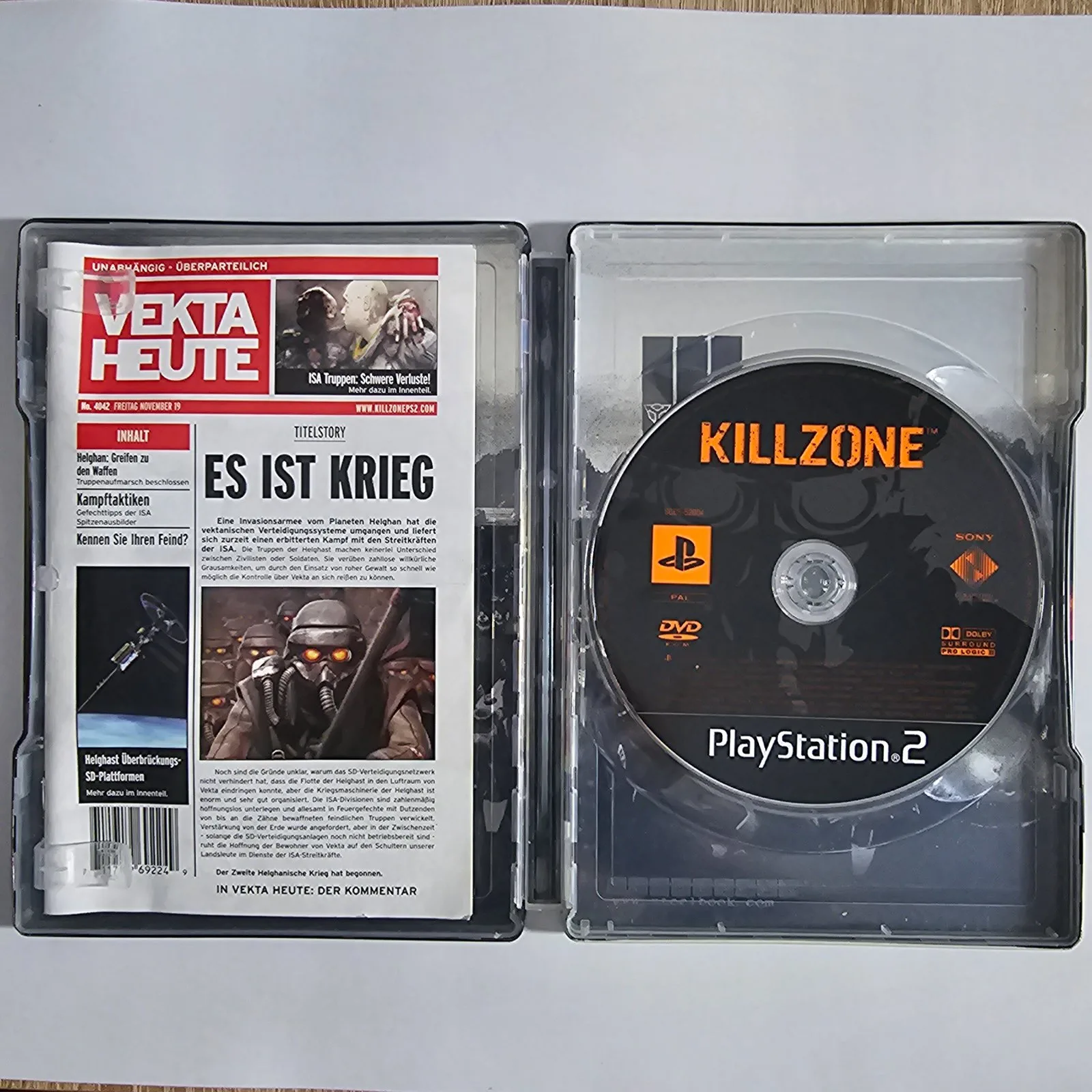 Killzone Collector's Edition PlayStation 2, Ansicht 3
