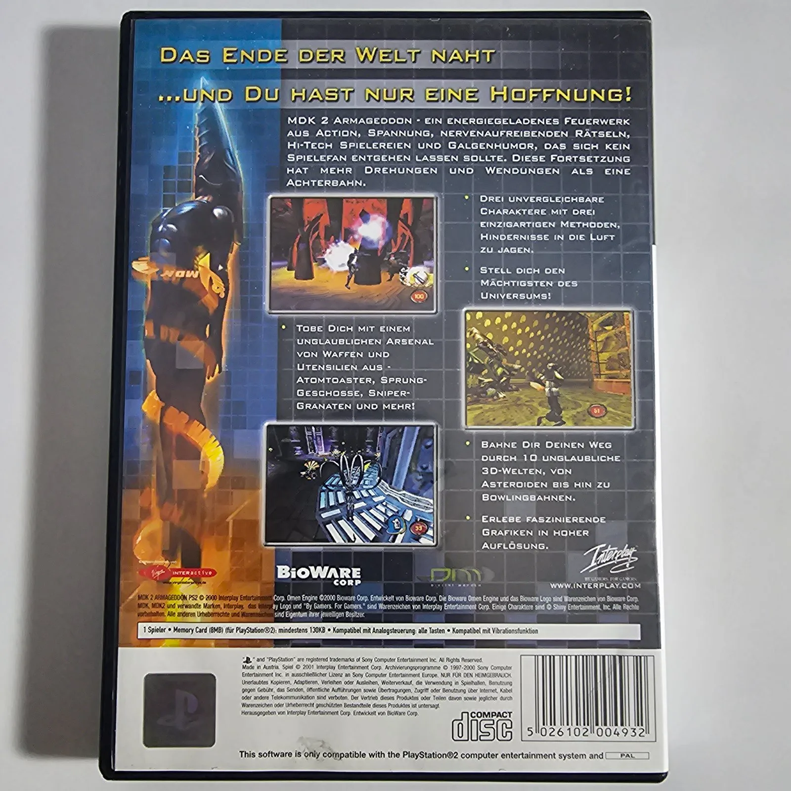 MDK 2 Armageddon PlayStation 2, Ansicht 2