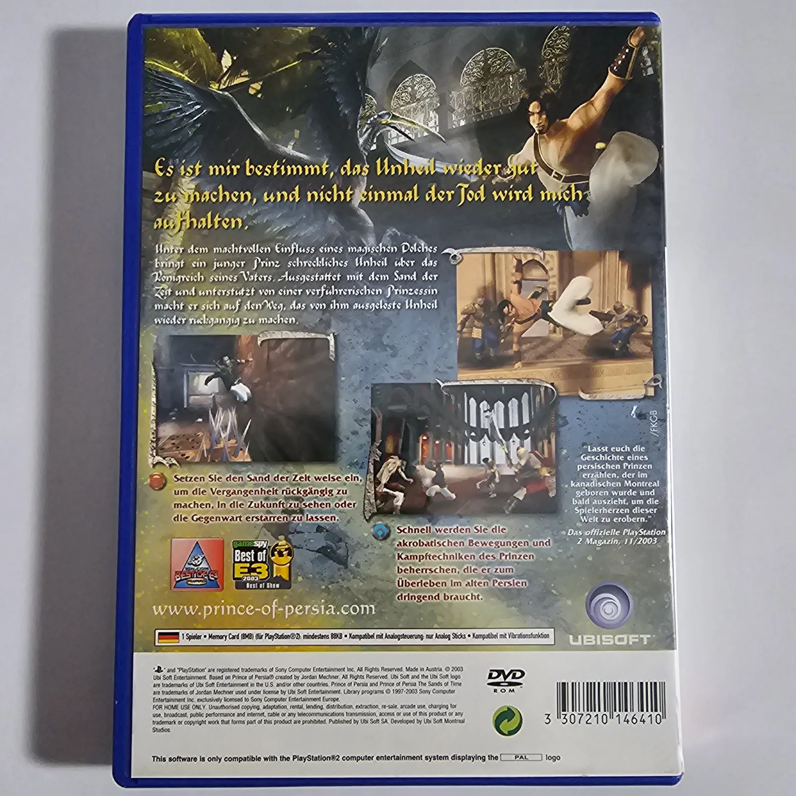 Prince of Persia The Sands of Time PlayStation 2, Ansicht 2