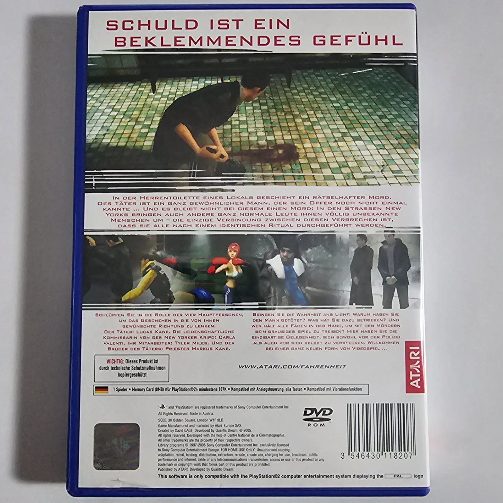 Fahrenheit Sony PlayStation 2, Ansicht 2