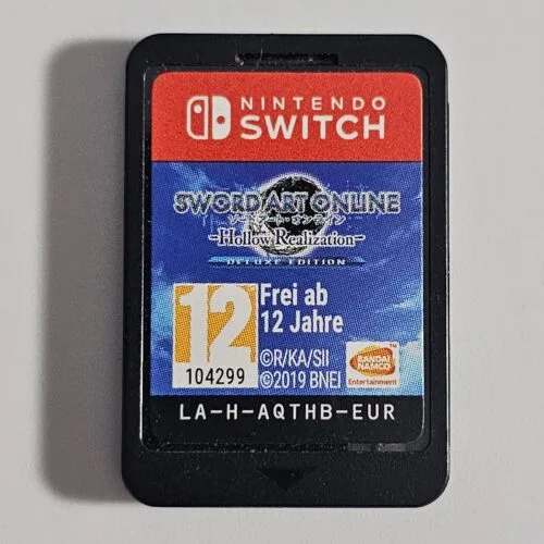 Sword Art Online Hollow Realization Nintendo Switch