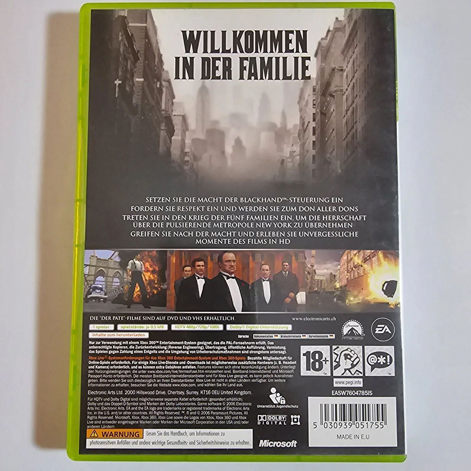 Der Pate Xbox 360, Ansicht 2