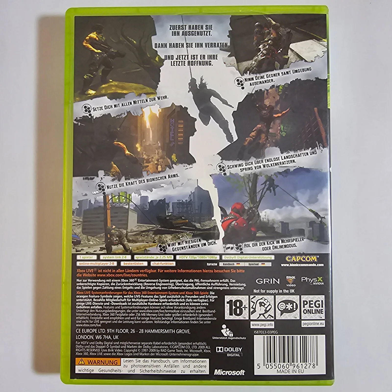 Bionic Commando Xbox 360, Ansicht 2