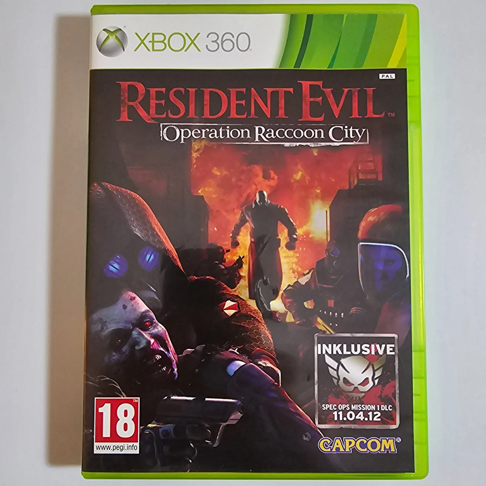 Resident Evil Operation Raccoon City Xbox 360