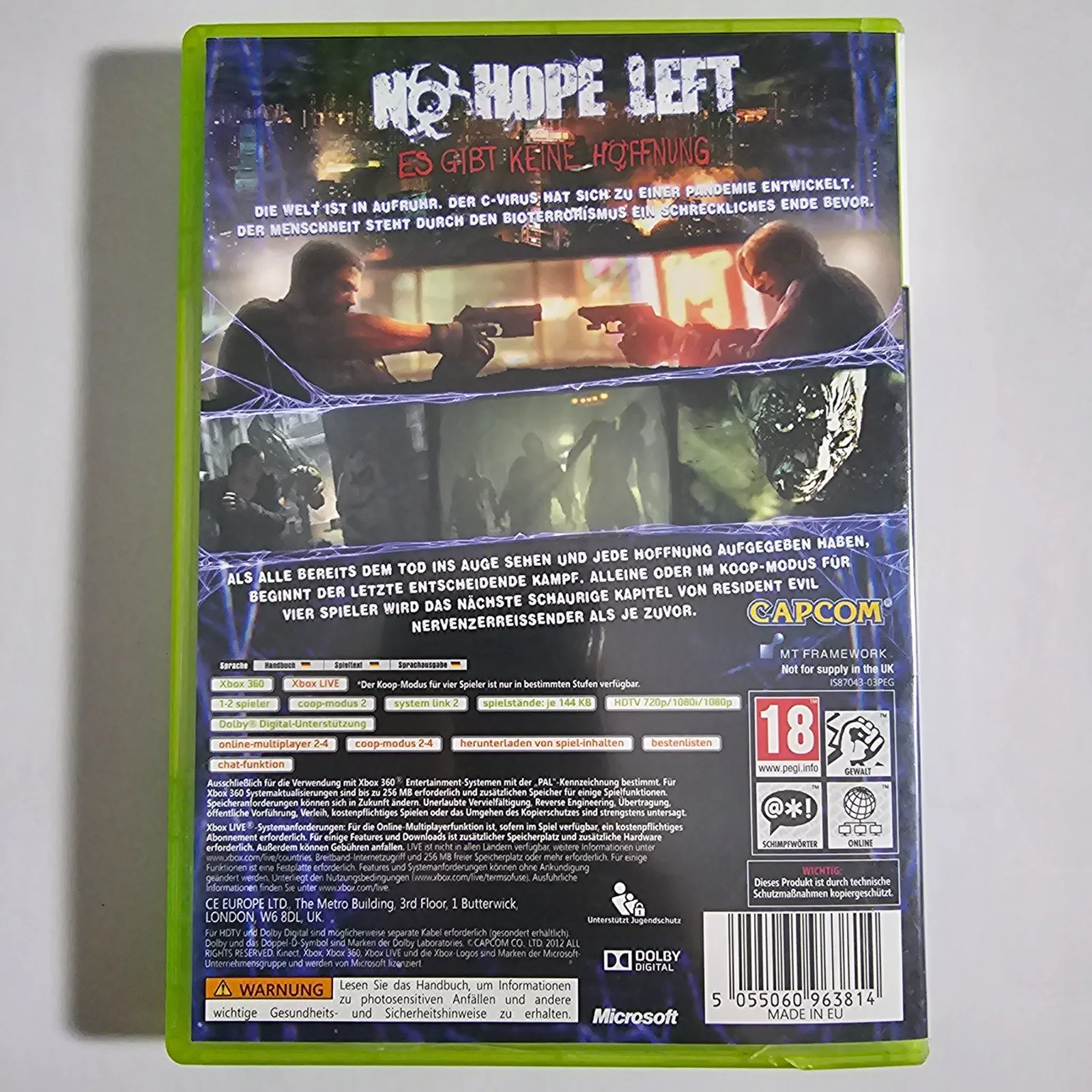 Resident Evil 6 Xbox 360, Ansicht 2