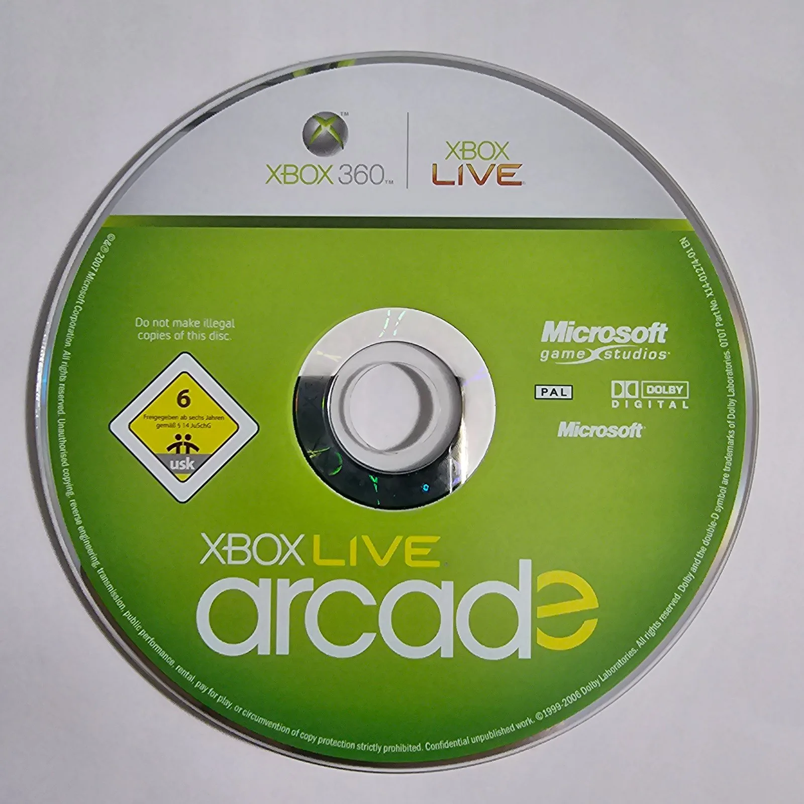 Xbox Live Arcade Compilation Disc Xbox 360, Ansicht 3