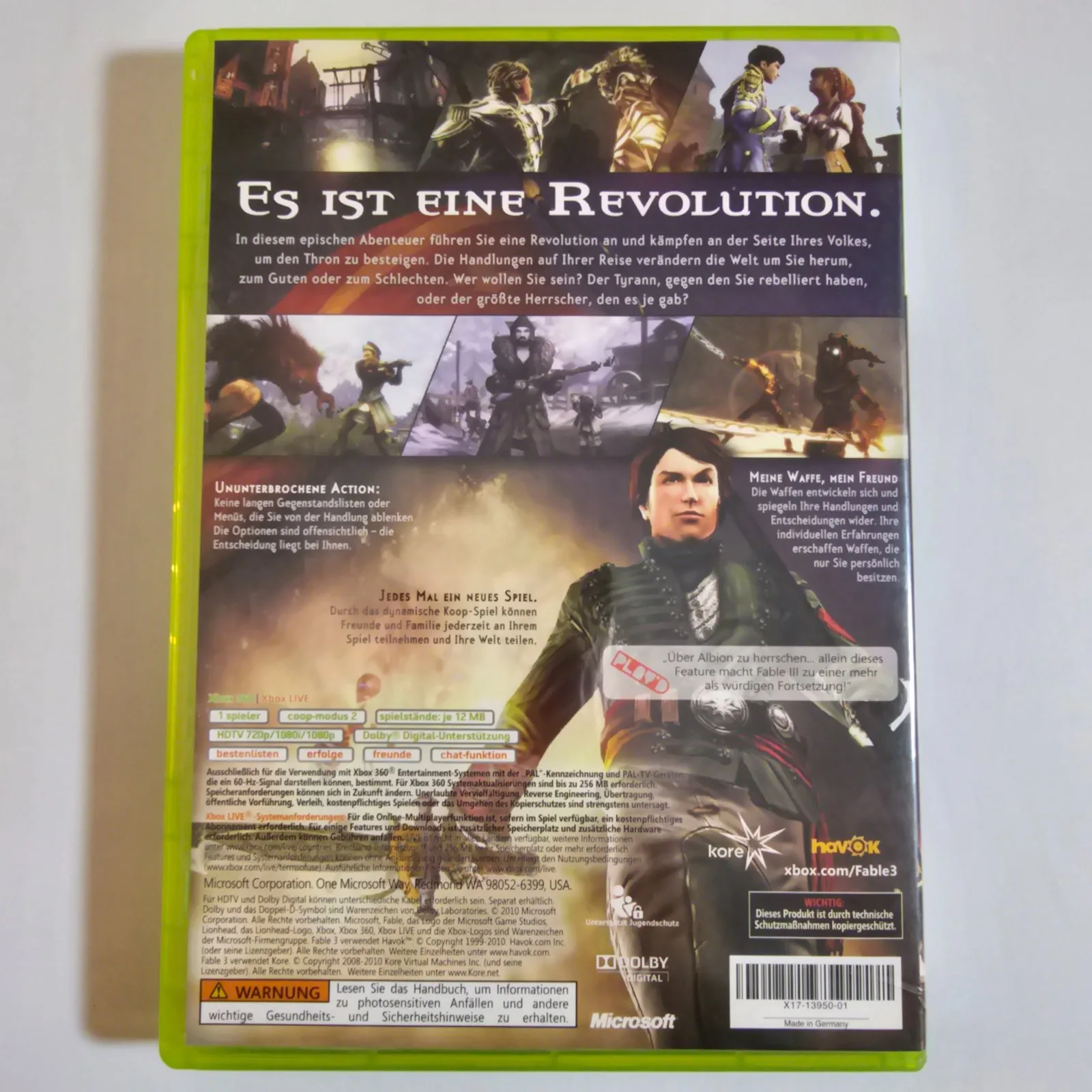 Fable III Microsoft Xbox 360, Ansicht 2