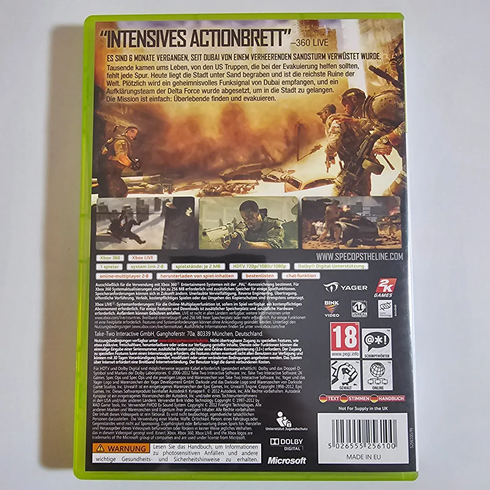 Spec Ops: The Line Xbox 360, Ansicht 2