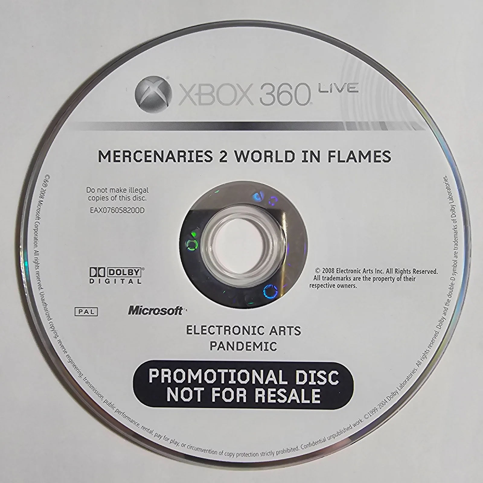 Mercenaries 2 World in Flames Xbox 360, Ansicht 3