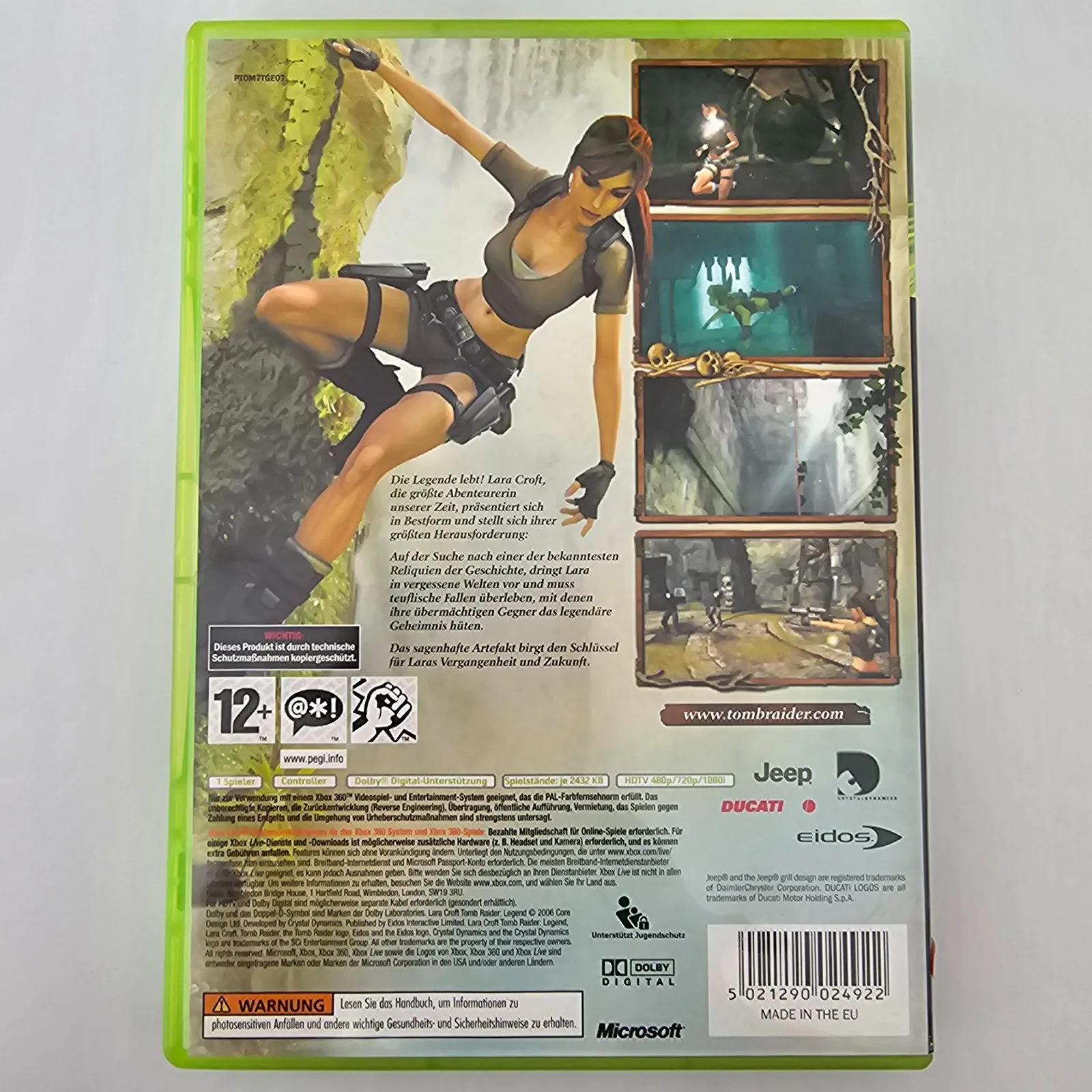 Lara Croft Tomb Raider Legend Xbox 360, Ansicht 2