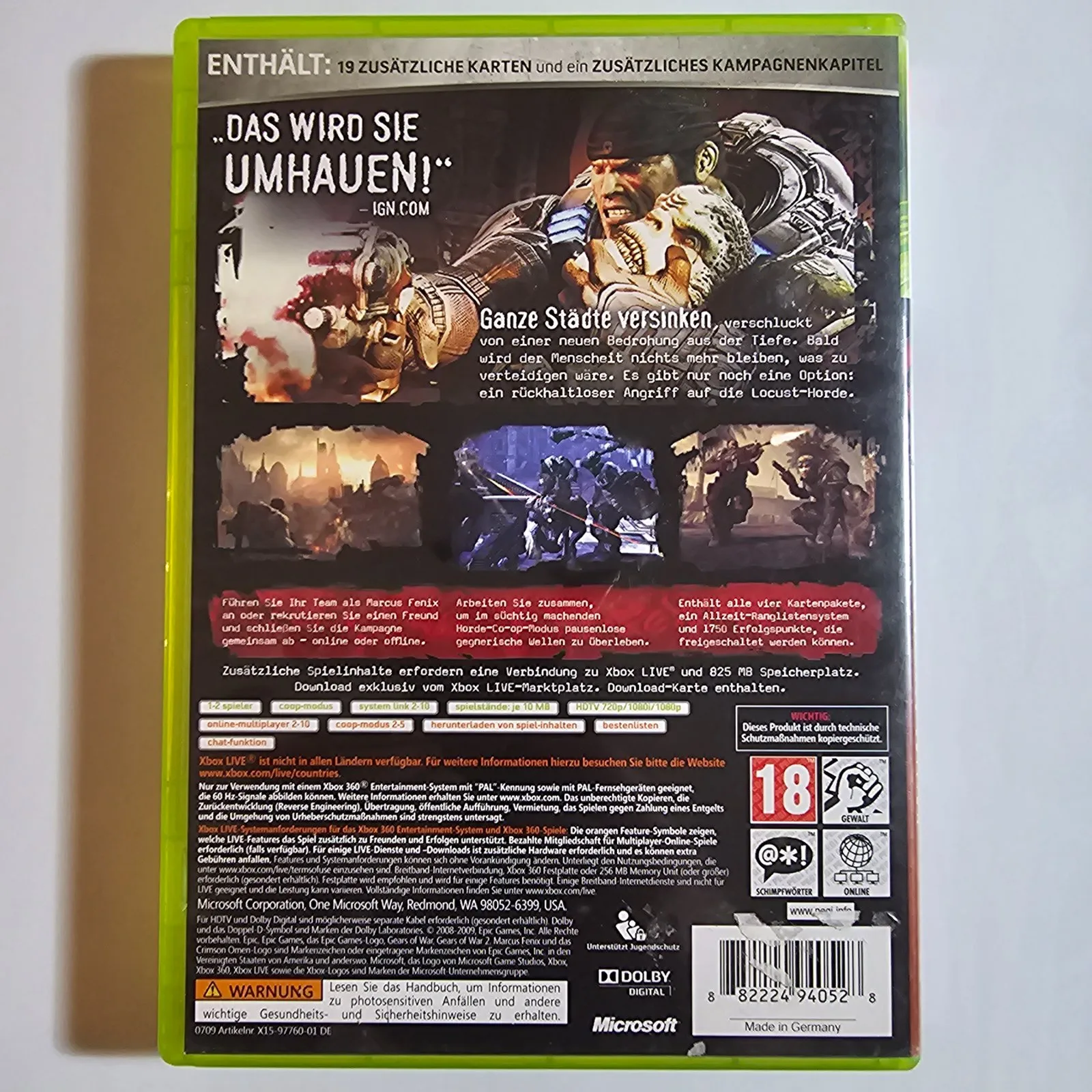 Gears of War 2 Xbox 360, Ansicht 2