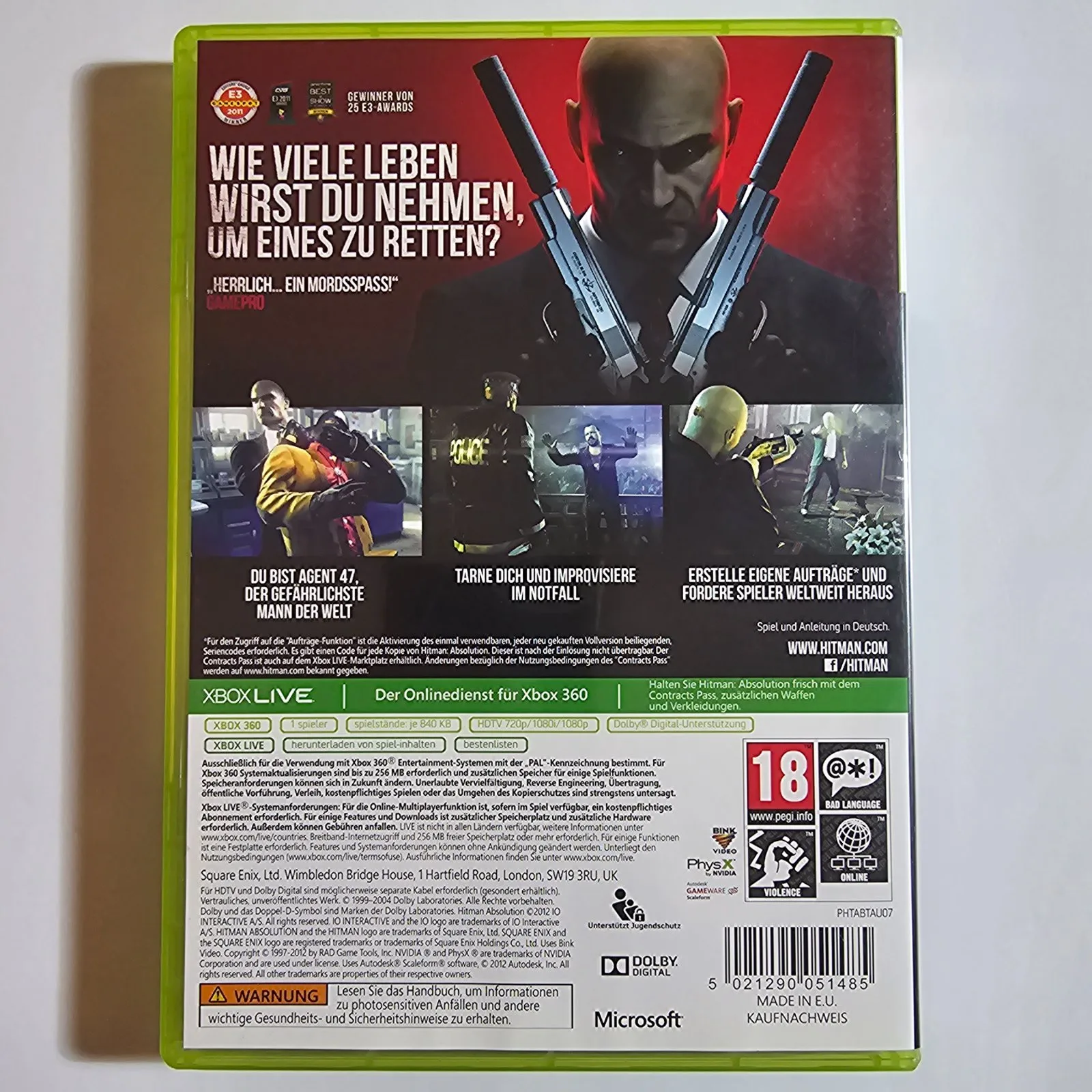 Hitman Absolution Xbox 360, Ansicht 2