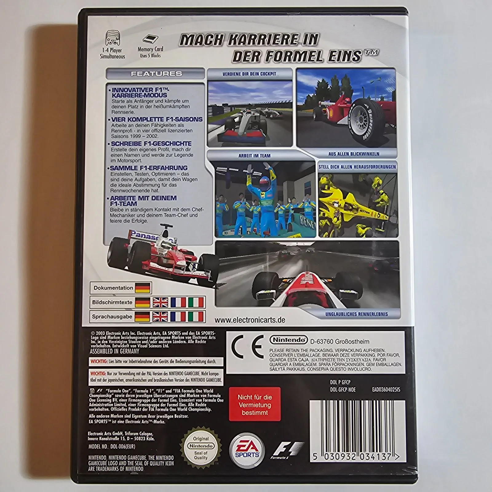F1 Career Challenge Nintendo GameCube, Ansicht 2