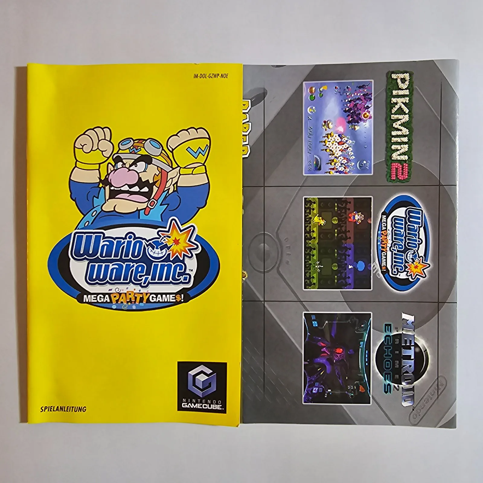 WarioWare, Inc. Mega Party Games! Nintendo GameCube, Ansicht 3