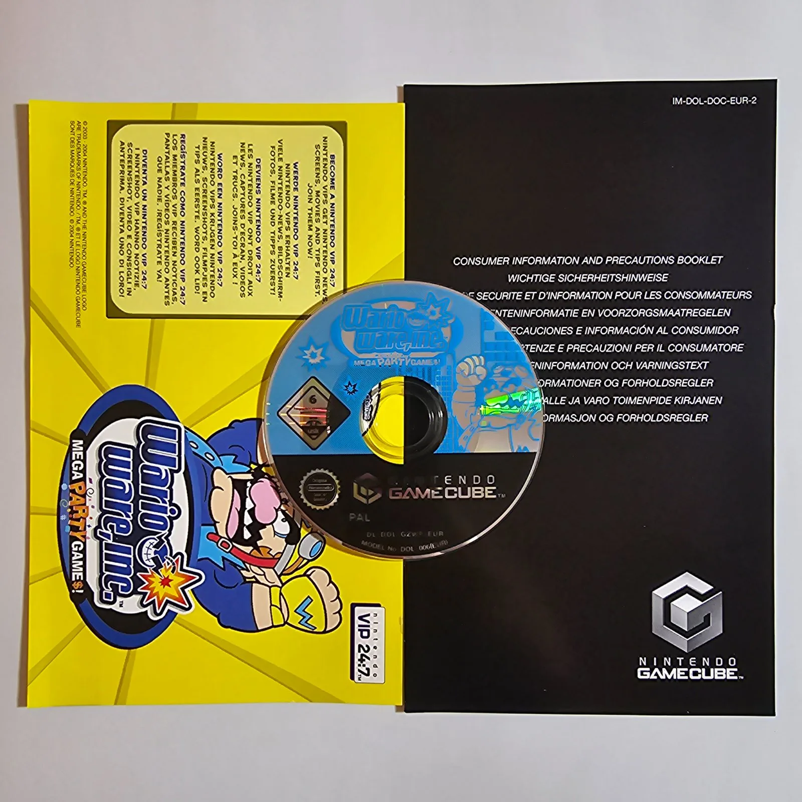 WarioWare, Inc. Mega Party Games! Nintendo GameCube, Ansicht 4