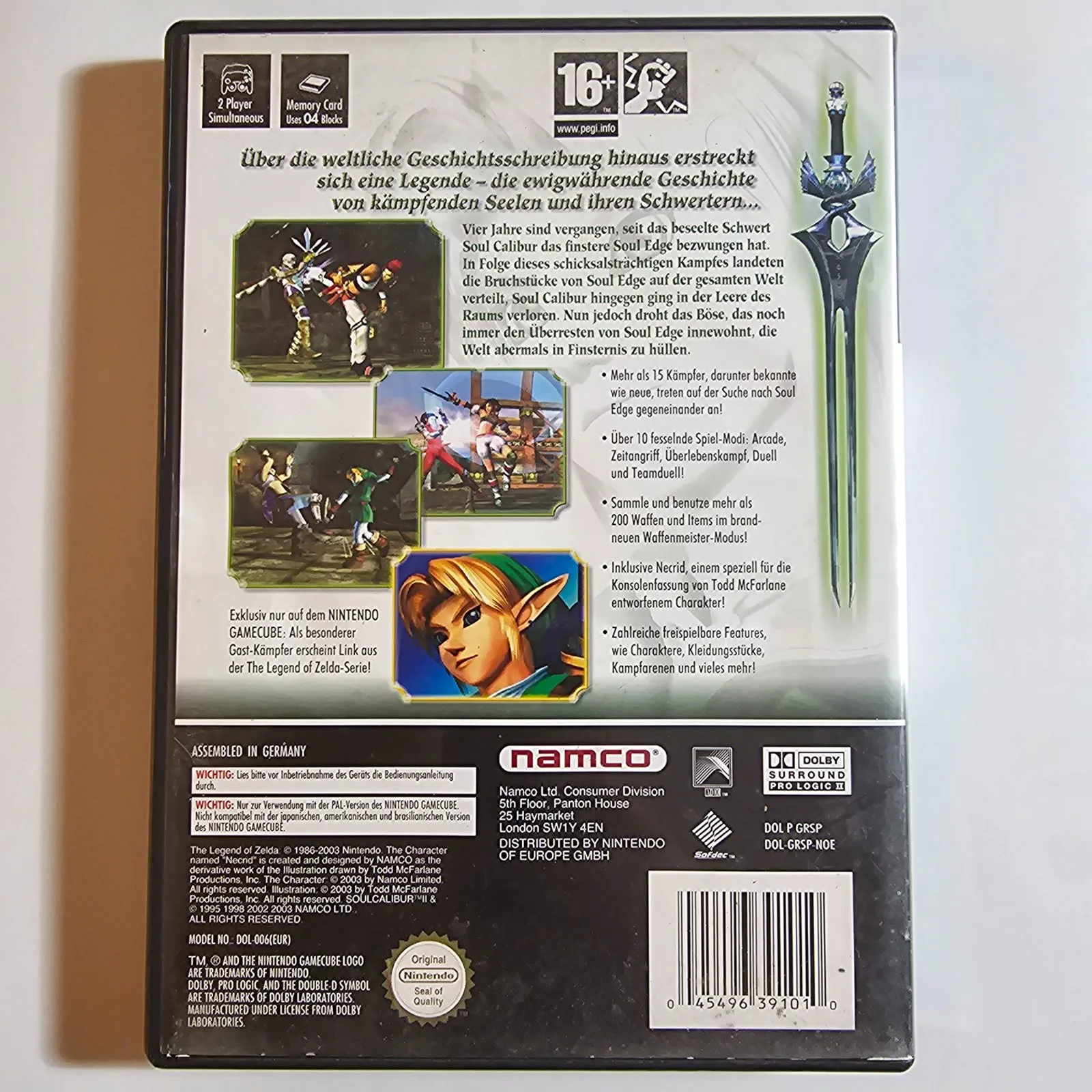 SoulCalibur II Nintendo GameCube, Ansicht 2