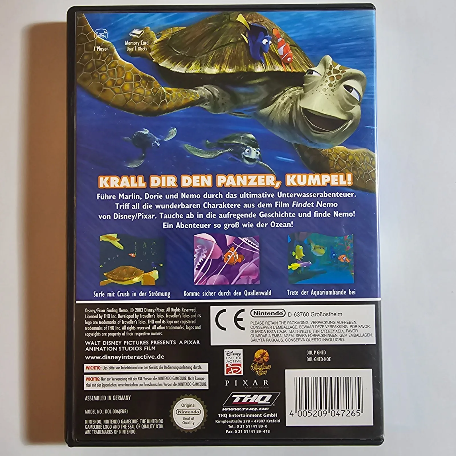 Findet Nemo Nintendo GameCube, Ansicht 2