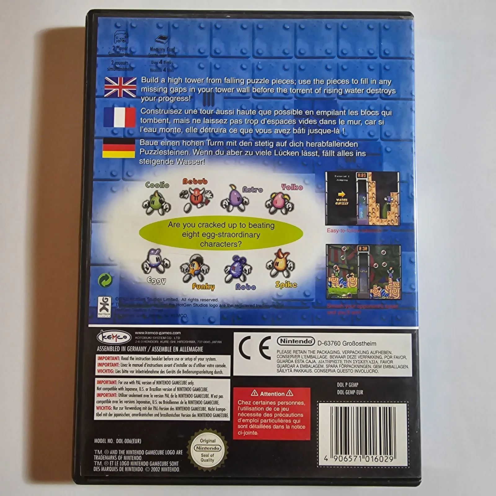 Egg Mania Nintendo GameCube, Ansicht 2