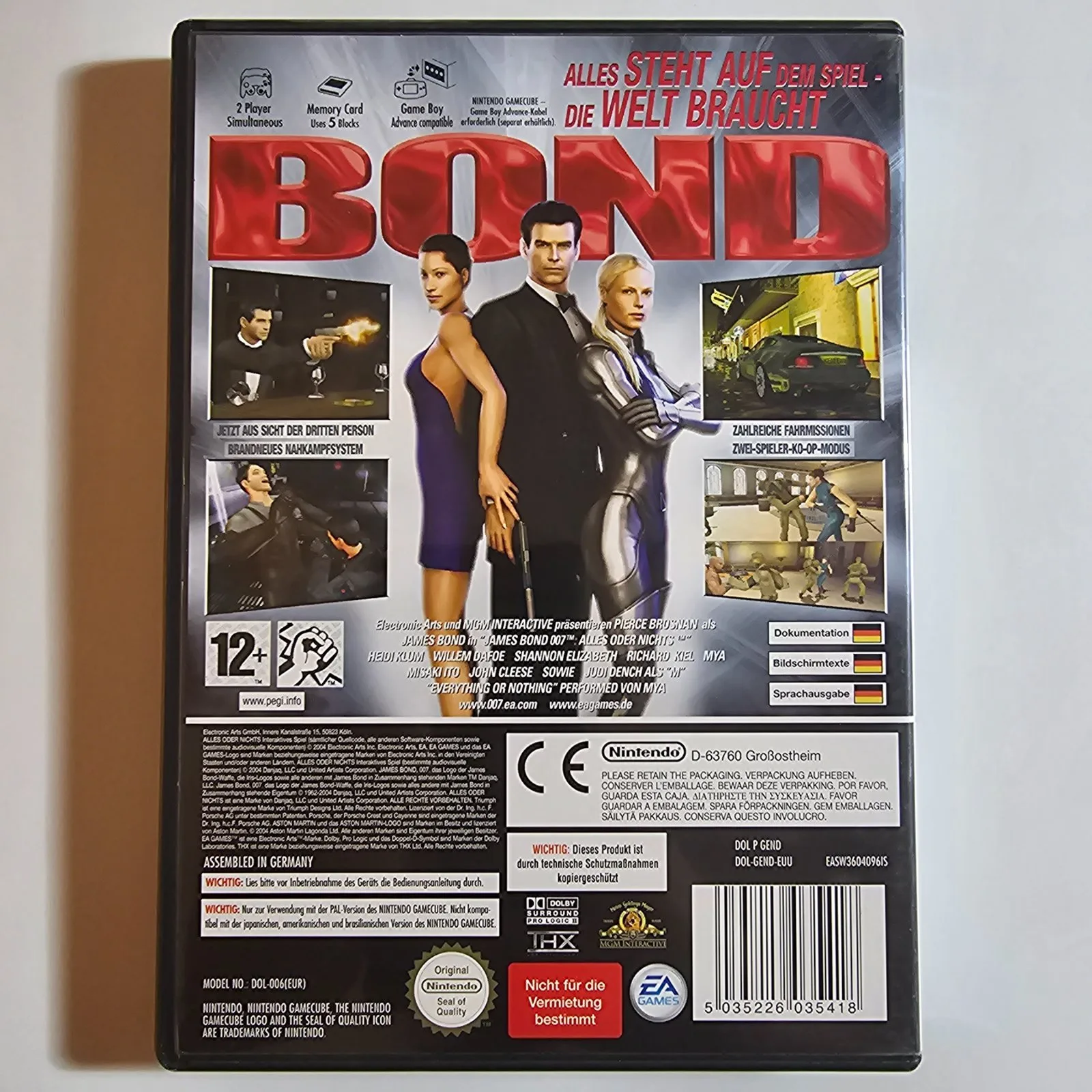 James Bond 007 Alles oder Nichts Nintendo GameCube, Ansicht 2