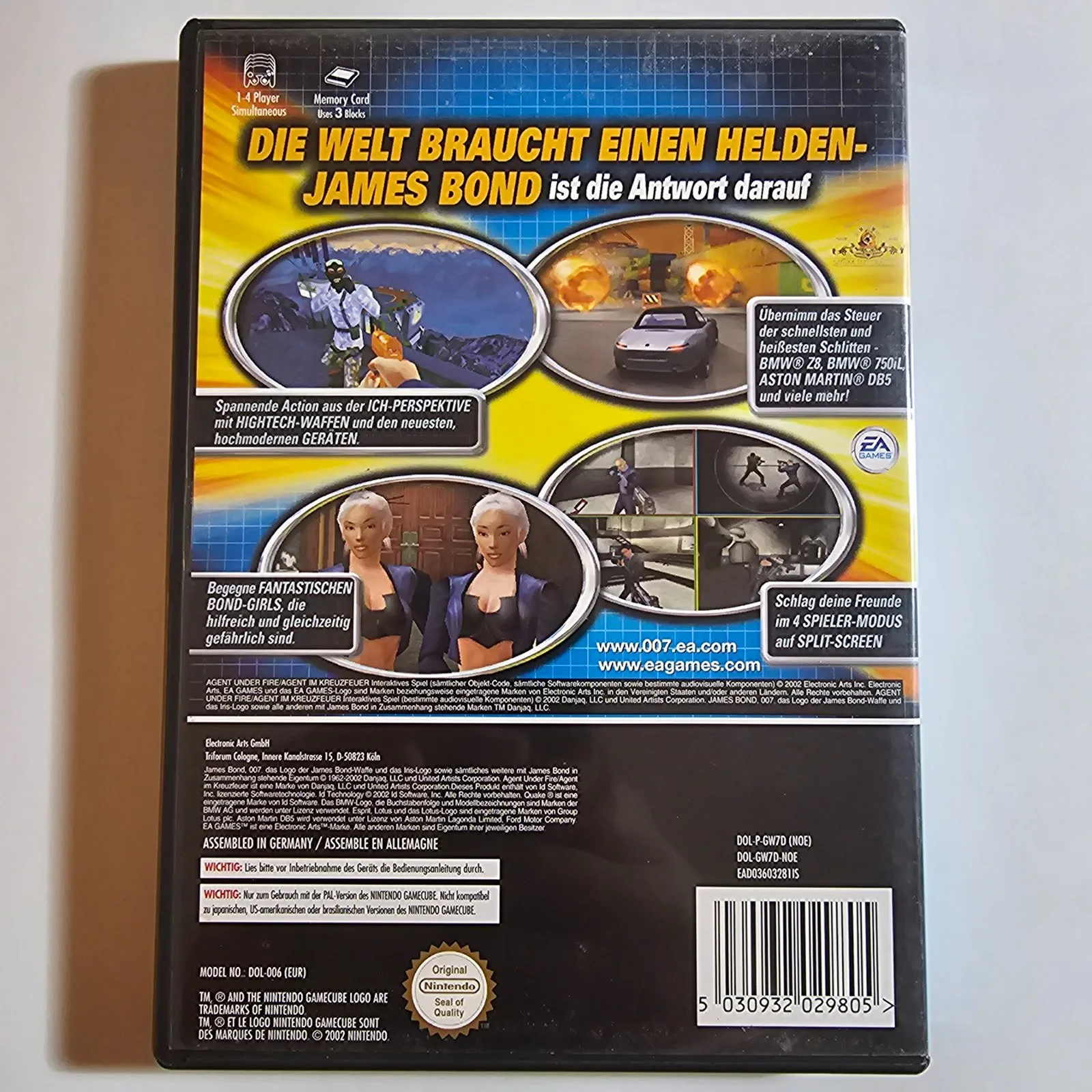 James Bond 007 Agent im Kreuzfeuer Nintendo GameCube, Ansicht 2