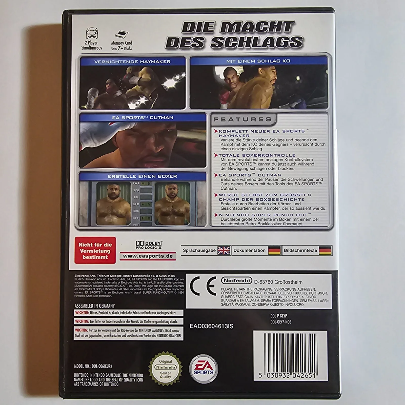 Fight Night Round 2 Nintendo GameCube, Ansicht 2