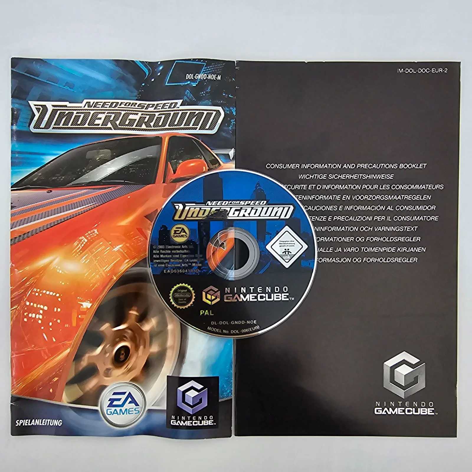 Need for Speed Underground Nintendo GameCube, Ansicht 3