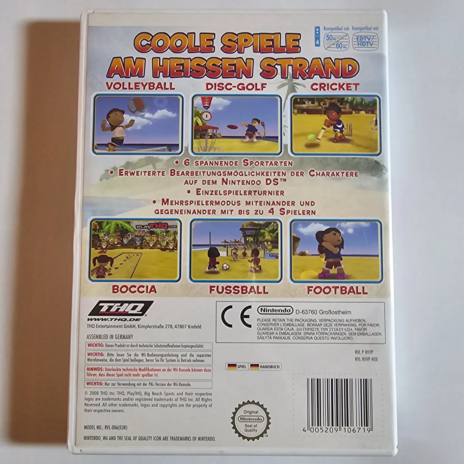 Big Beach Sports Nintendo Wii, Ansicht 2