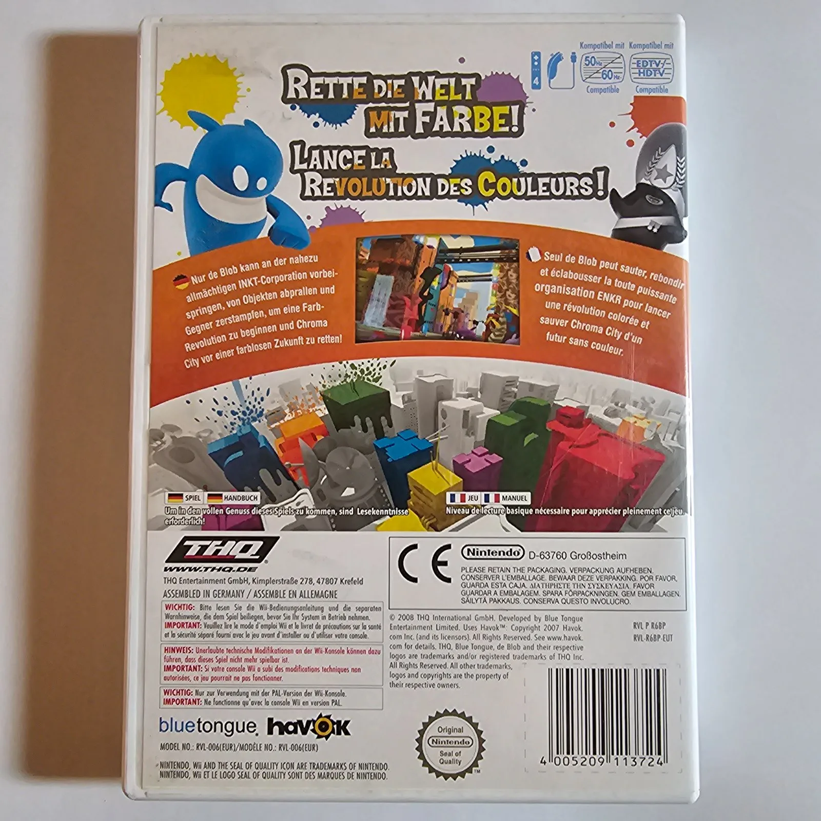 de Blob Nintendo Wii, Ansicht 2
