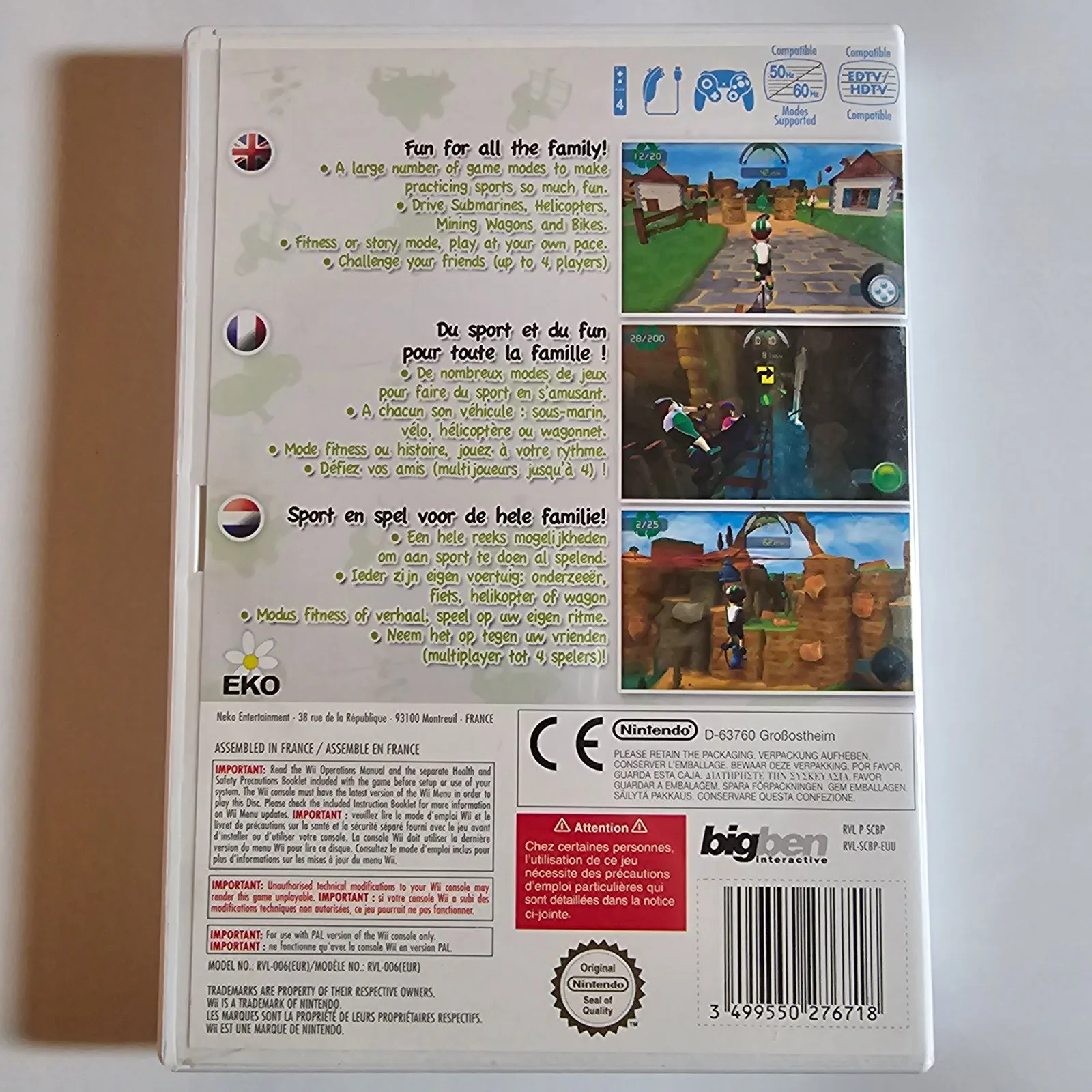 Cyberbike Cycling Sports Nintendo Wii, Ansicht 2