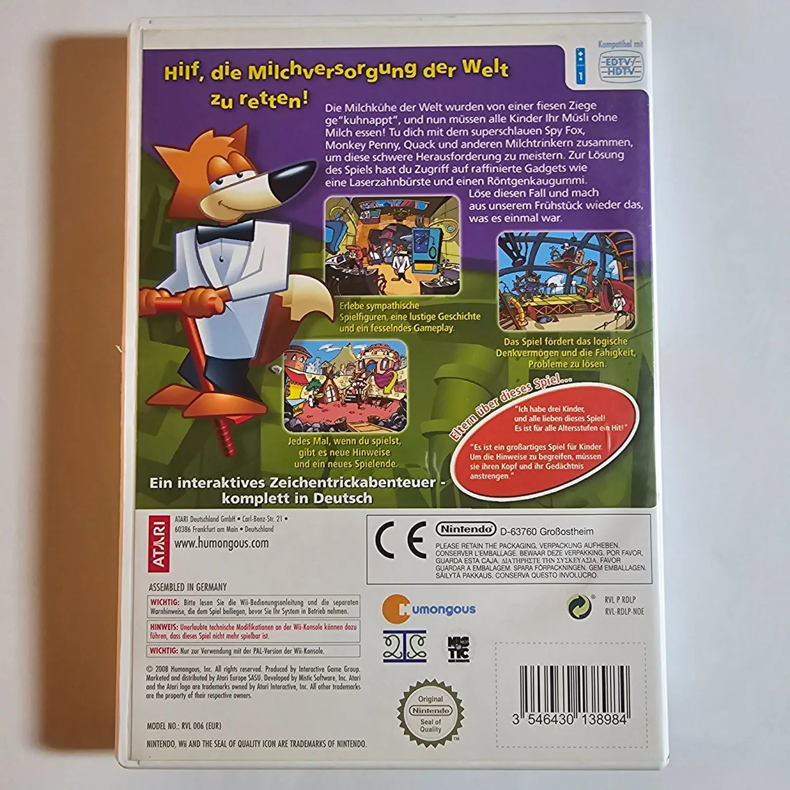 SpyFox in Das Milchkartell Nintendo Wii, Ansicht 2
