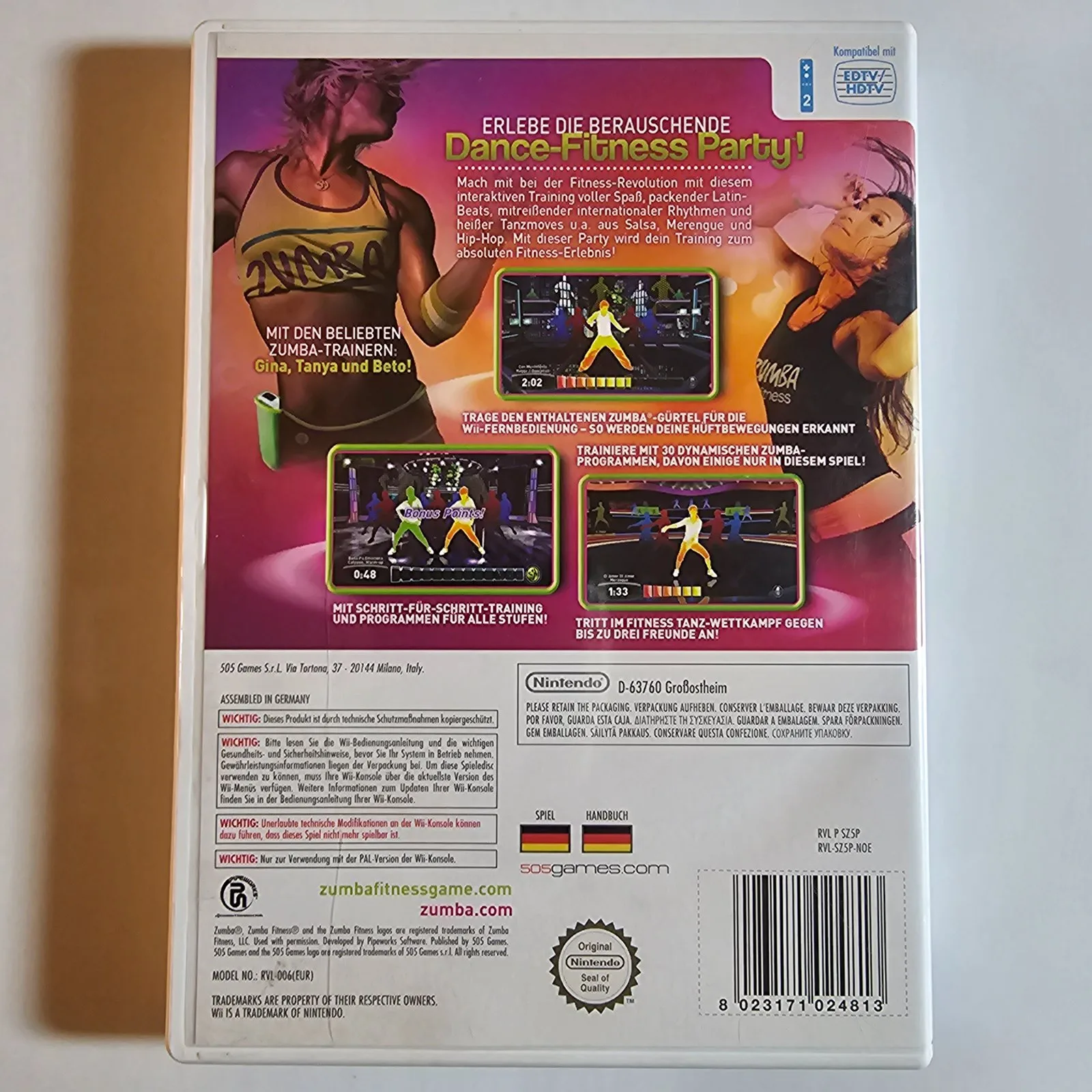 Zumba Fitness Join the Party Nintendo Wii, Ansicht 2
