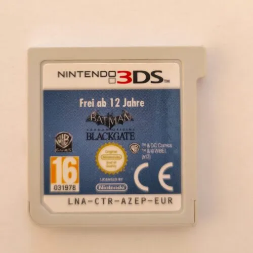 Batman Arkham Origins Blackgate Nintendo 3DS