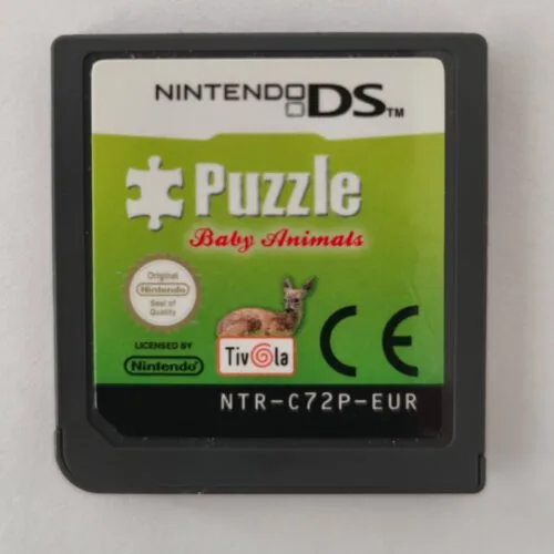 Puzzle Baby Animals Nintendo DS